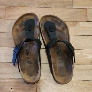 Birkenstock Black Thong Sandals